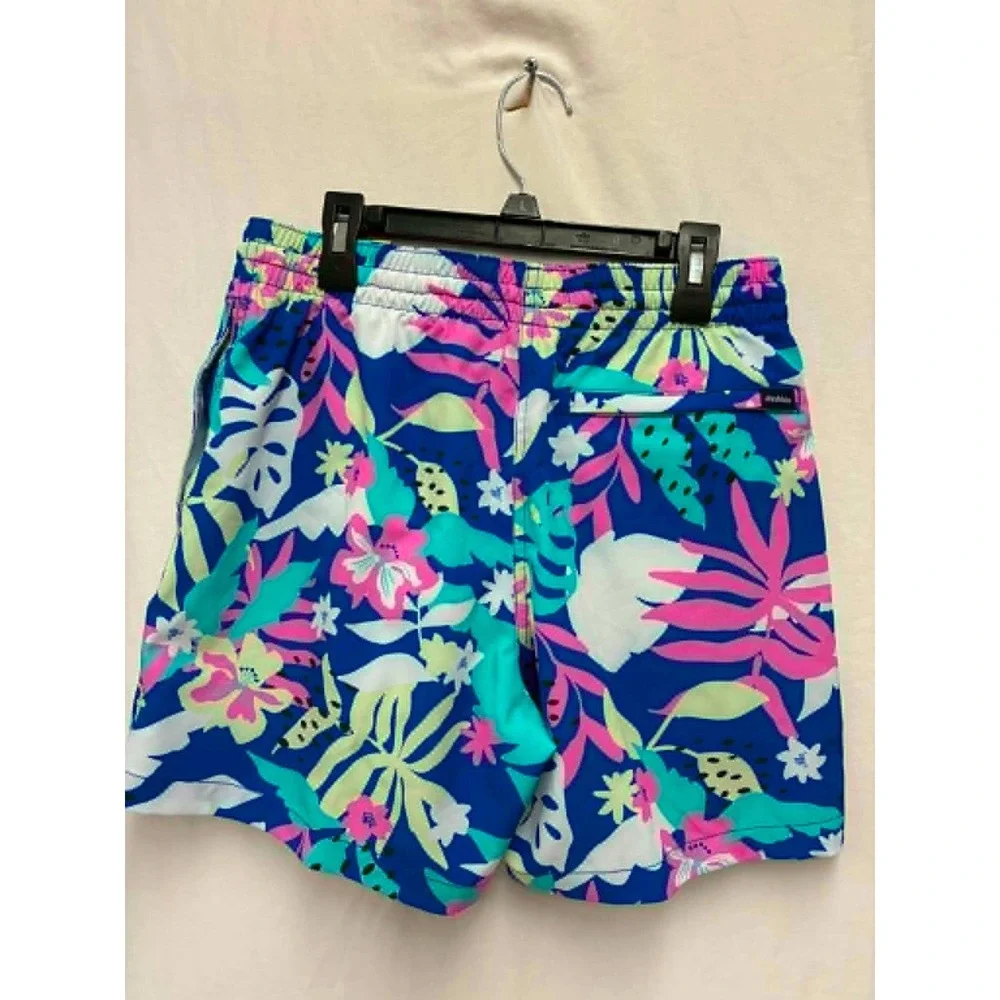 Chubbies Classic Swim Trunks Mens S Blue Tropical Floral 5.5